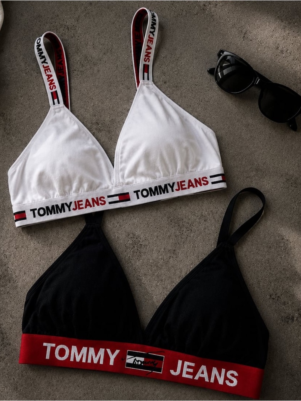 Tommy Jeans Y2K Logo Bralette Bundle